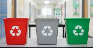 Objetos que se pueden reciclar en la escuela